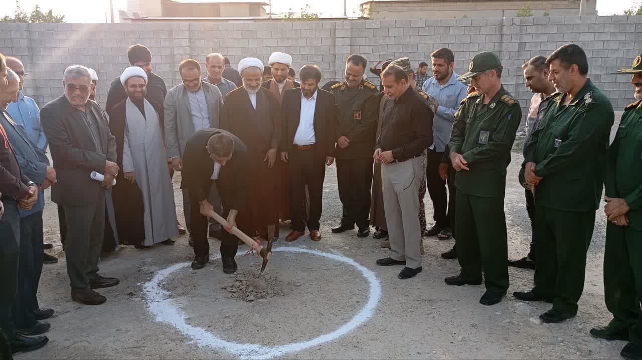 تصاویر/ کلنگ زنی مسجد در محله فردوسی برازجان