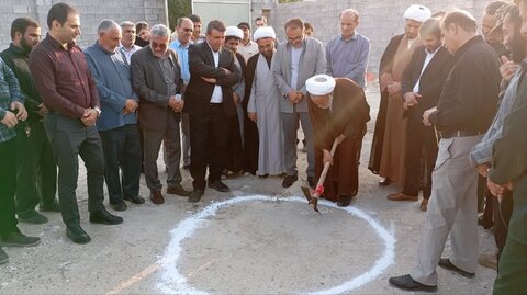 تصاویر/ کلنگ زنی مسجد در برازجان