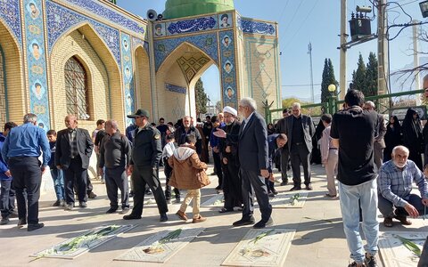 غباروبی قبور مطهر شهدا