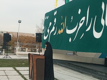 تجمع دانشجویی در حمایت از پیروزی جبهه مقاومت+ عکس