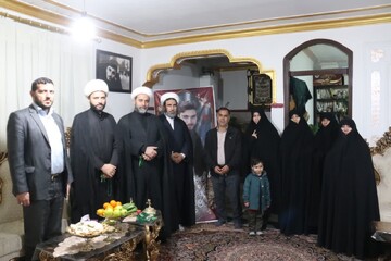 تصاویر/ دیدار مدیرکل سازمان تبلیغات اسلامی آذربایجان غربی با خانواده شهید امیر سلیمانی