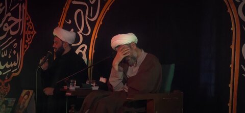 تصاویر/ مراسم عزاداری ایام فاطمیه در مسجد بقیة‌الله ارومیه