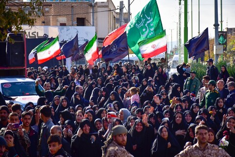 تصاویر/ حضور کاروان اهالی بهشت در اردستان و‌نائین