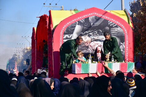 تصاویر/ حضور کاروان اهالی بهشت در اردستان و‌نائین