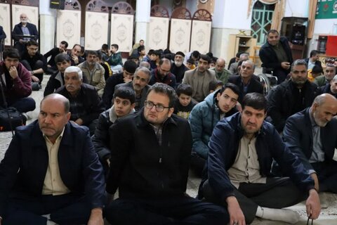 تصاویر/ مراسم عزاداری ایام شهادت حضرت فاطمه (س) در مسجد جامع شهر سریش آباد