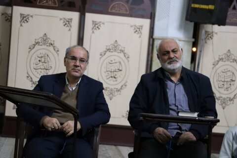 تصاویر/ مراسم عزاداری ایام شهادت حضرت فاطمه (س) در مسجد جامع شهر سریش آباد