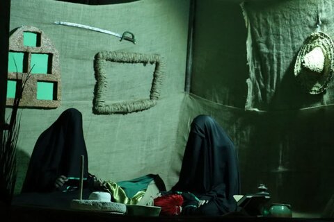 تصاویر/ مراسم عزاداری ایام شهادت حضرت فاطمه (س) در مسجد جامع شهر سریش آباد