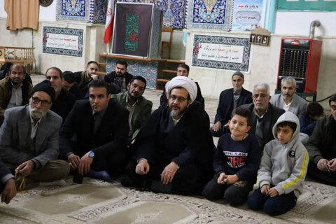 تصاویر/ مراسم عزاداری ایام شهادت حضرت فاطمه (س) در مسجد جامع شهر سریش آباد