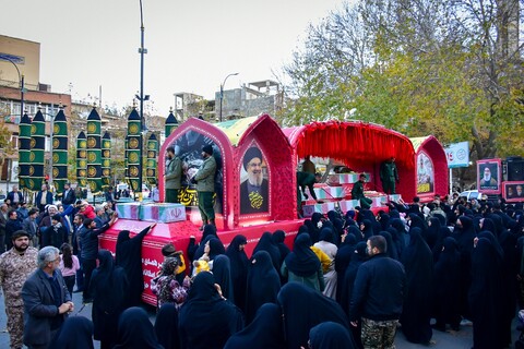 تصاویر/ میزبانی مردم گلپایگان و خوانسار از کاروان اهالی بهشت