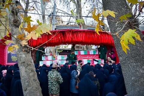 تصاویر/ میزبانی مردم گلپایگان و خوانسار از کاروان اهالی بهشت