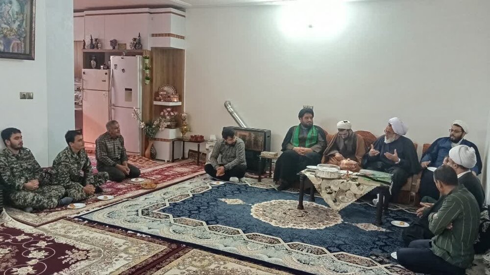 دیدار اعضای کمیته شهدای روحانیت با خانواده روحانی شهید « عرب سعیدی» +عکس