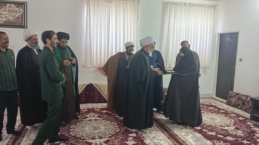 دیدار اعضای کمیته شهدای روحانیت با خانواده روحانی شهید « عرب سعیدی» +عکس