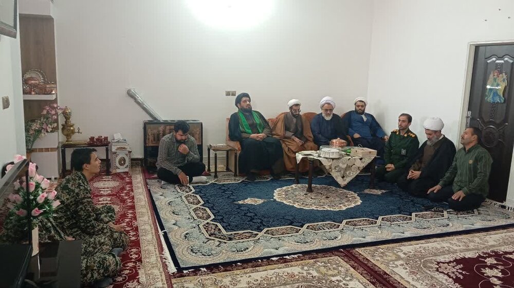 دیدار اعضای کمیته شهدای روحانیت با خانواده روحانی شهید « عرب سعیدی» +عکس