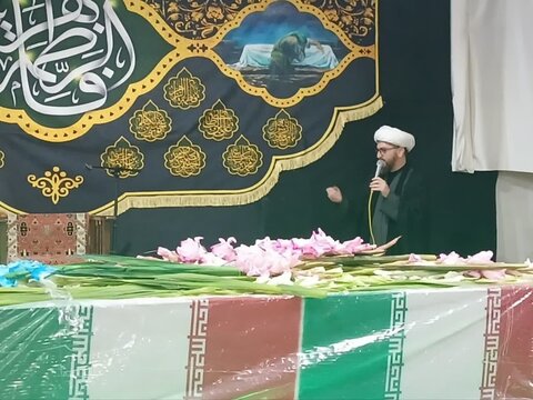 تصاویر/ مراسم وداع با شهید گمنام در مسجد فاطمه الزهرا سلام الله علیها ارومیه