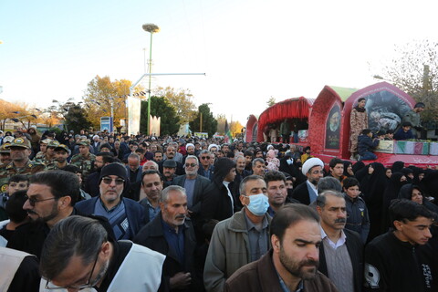 استقبال از کاروان اهالی بهشت درشهرهای دهاقان و گلشن ، شهرضا ، بهارستان و سپاهان شهر