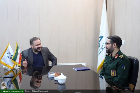 Photos/ Visite de Sardar Kabiripour à l'agence de presse Hawzah