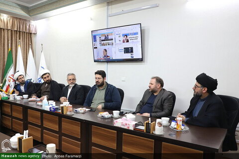 Photos/ Visite du Député Culturel du Sanctuaire Saint de Hazrat Masoumeh ((PSL)) de l'Agence de Presse Hawzah