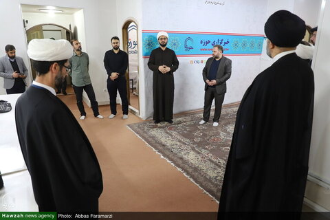 Photos/ Visite du Député Culturel du Sanctuaire Saint de Hazrat Masoumeh ((PSL)) de l'Agence de Presse Hawzah