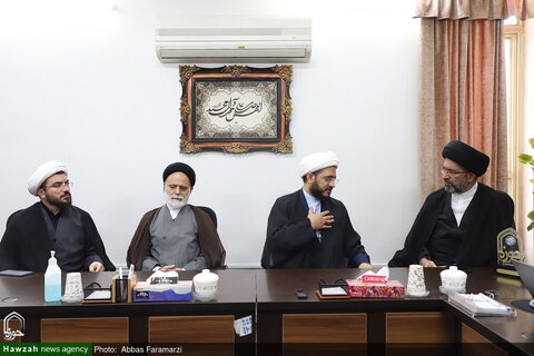 Photos/ Visite du Député Culturel du Sanctuaire Saint de Hazrat Masoumeh ((PSL)) de l'Agence de Presse Hawzah