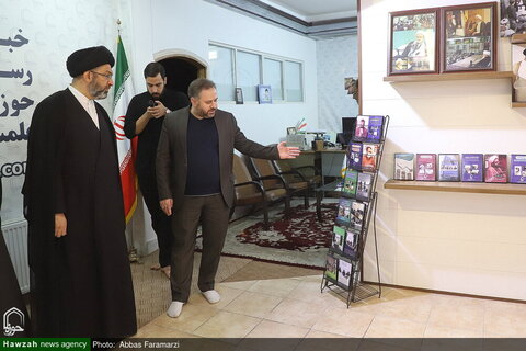 Photos/ Visite du Député Culturel du Sanctuaire Saint de Hazrat Masoumeh ((PSL)) de l'Agence de Presse Hawzah