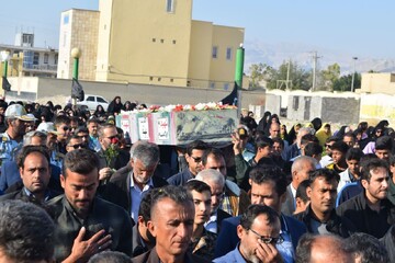 تصاویر/ تشییع شهید گمنام در آبدان