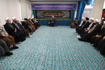 تصاویر/ مراسم سوگواری دهه دوم فاطمیه در دفتر نماینده ولی فقیه در آذربایجان غربی