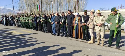 تصاویر/ مراسم استقبال از شهید گمنام شهر آواجیق شهرستان چالدران