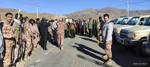 تصاویر/ مراسم وداع با پیکر شهید گمنام در روستاهای شهرستان چالدران