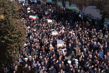 تصاویر/ تشییع شهدای خوشنام فاطمی در یزد