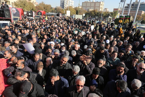 تشییع پیکر مطهر 14 شهید گمنام کاروان اهالی بهشت در اصفهان