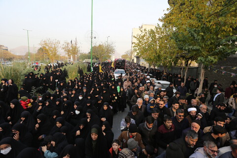 تشییع پیکر مطهر گمنام کاروان اهالی بهشت در شهرهای درچه و خمینی شهر اصفهان