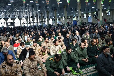 تصاویر/ آیین عبادی سیاسی نماز جمعه خوی