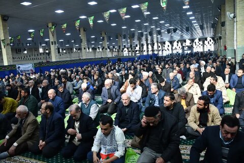 تصاویر/ آیین عبادی سیاسی نماز جمعه خوی