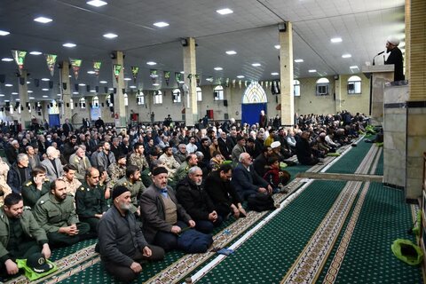 تصاویر/ آیین عبادی سیاسی نماز جمعه خوی