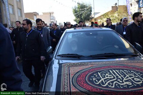 Photos/Deuil du martyre de Hazrat Zahra (PSL) en présence du Grand Ayatollah Vahid Khorasani