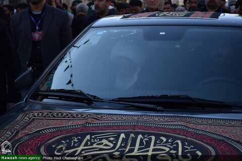 Photos/Deuil du martyre de Hazrat Zahra (PSL) en présence du Grand Ayatollah Vahid Khorasani