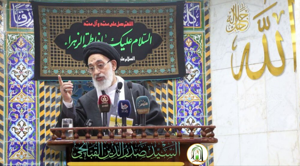 إمام جمعة النجف: يجب إطفاء نار الفتنة في سوريا إمام جمعة النجف: يجب إطفاء نار الفتنة في سوريا