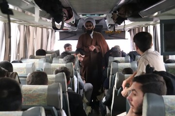 تصاویر/ اعزام طلاب مدرسه علمیه امام خامنه ای ارومیه به اردوی راهیان نور