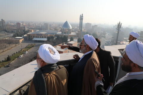 تصاویر/ بازدید معاون منابع انسانی و پشتیبانی حوزه علمیه از روند احداث ساختمان اداری مدیریت آذربایجان غربی