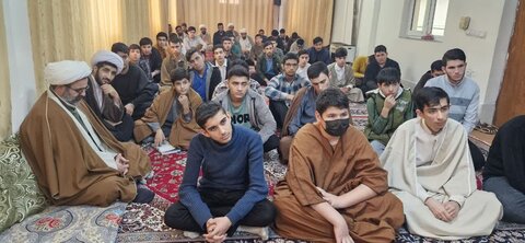 تصاویر/ درس اخلاق در مدرسه علمیه امام محمد باقر(ع) پارس آباد