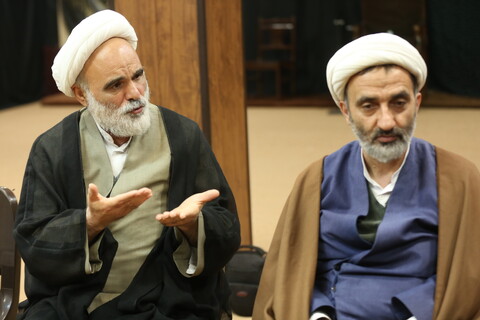 تصاویر/ گعده علمی با حضور حضور آیت الله فقیهی