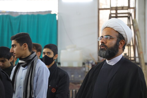 تصاویر/مراسم غبارروبی ضریح مطهرامامزاده سلطان محمدشریف(ع) توسط طلاب واساتید مدرسه علمیه امام صادق  (ع)