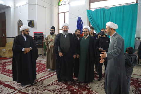 تصاویر/مراسم غبارروبی ضریح مطهرامامزاده سلطان محمدشریف(ع) توسط طلاب واساتید مدرسه علمیه امام صادق  (ع)