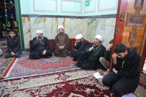 تصاویر/مراسم غبارروبی ضریح مطهرامامزاده سلطان محمدشریف(ع) توسط طلاب واساتید مدرسه علمیه امام صادق  (ع)