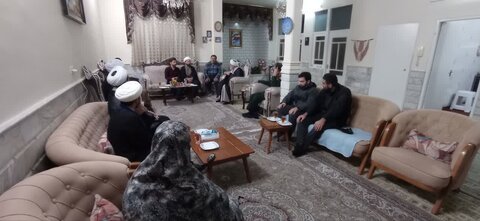 تصاویر/ دیدار اعضای کمیته شهدای روحانیت با خانواده شهدای روحانی منطقه کاشان