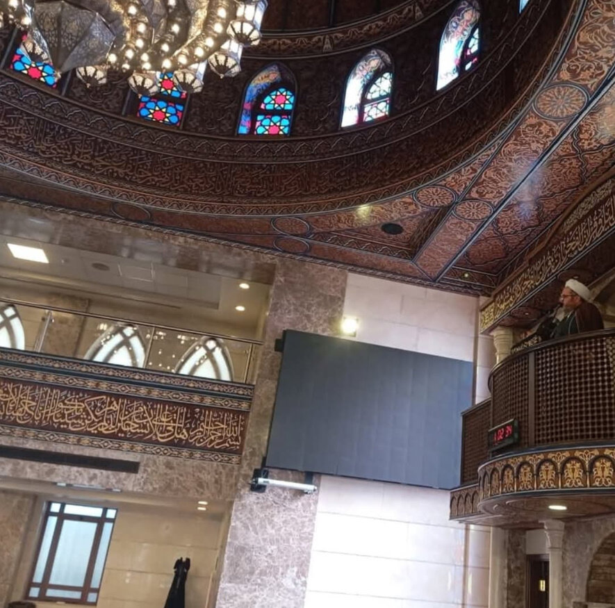 معتمد آية الله اليعقوبي في دمشق أقام صلاة الجمعة المباركة