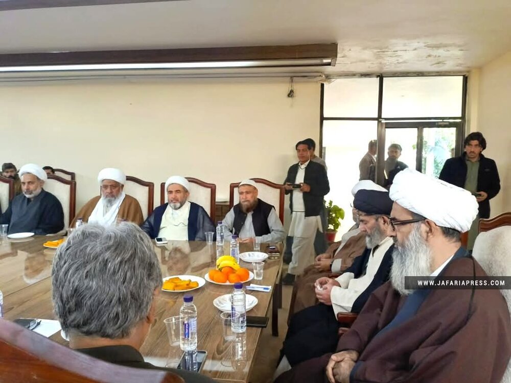 انجمن حسینیہ پاراچنار کے وفد کی قائد ملت جعفریہ پاکستان سے ملاقات/ مختلف امور پر تبادلہ خیال