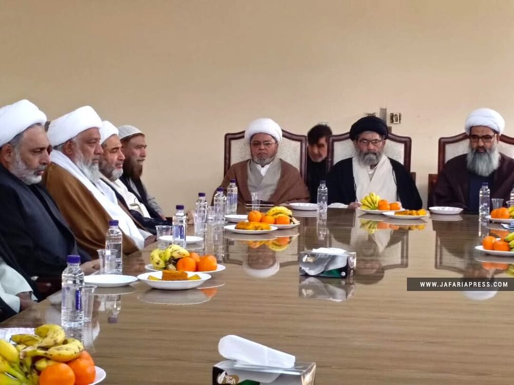 انجمن حسینیہ پاراچنار کے وفد کی قائد ملت جعفریہ پاکستان سے ملاقات/ مختلف امور پر تبادلہ خیال