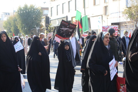 تصاویر/ راهپیمایی نمازگزاران قمی در محکومیت جنایات رژیم صهیونیستی وحمایت از مردم مظلوم لبنان و غزه