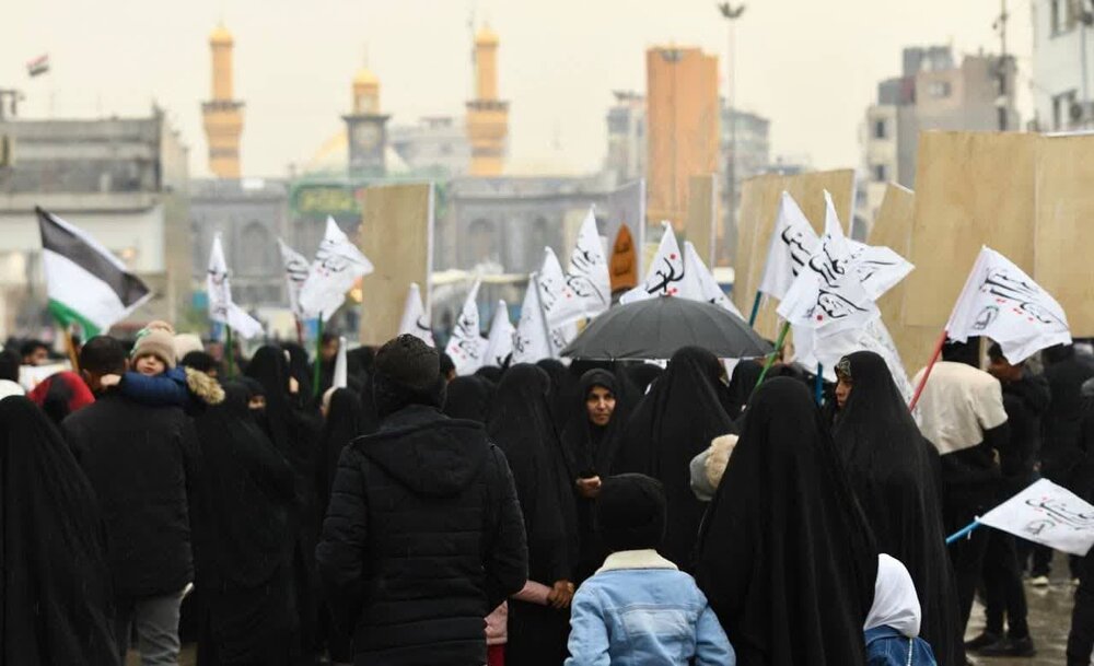 कर्बला में सीरियाई अल्पसंख्यकों के समर्थन में रैली का आयोजन